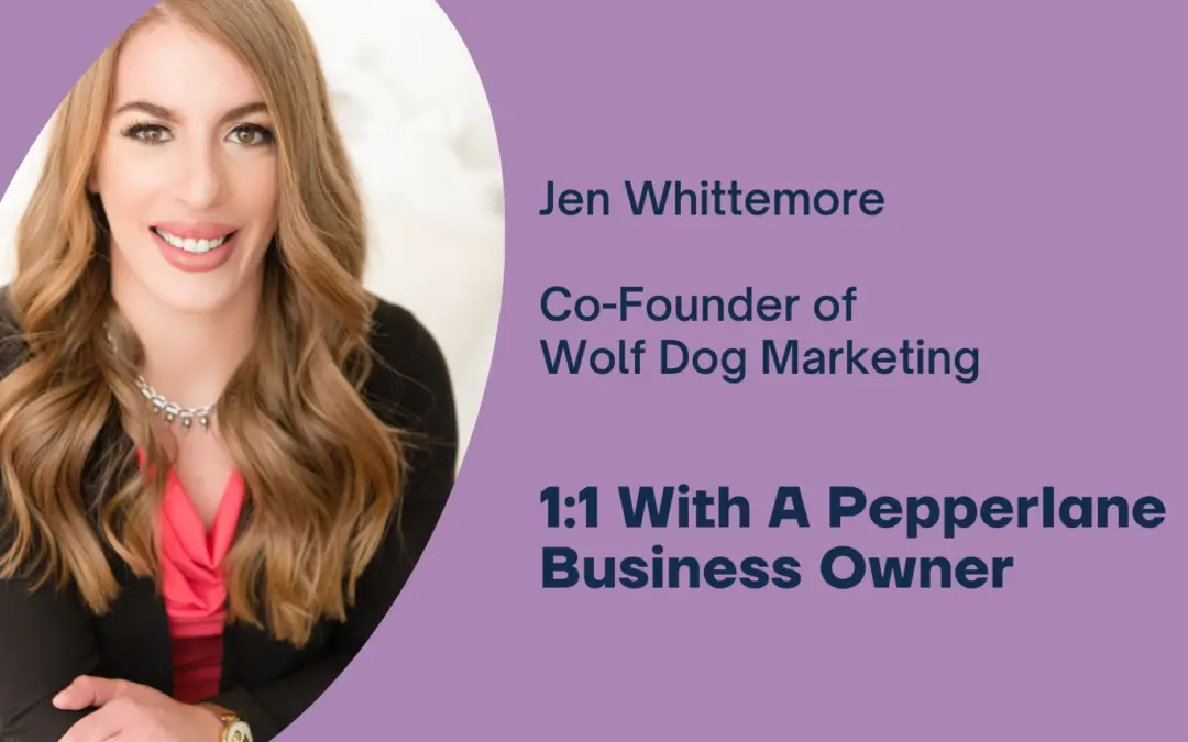 1:1 with Pepperlaner Jen Whittemore